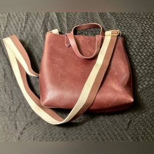 Madewell Zip-top Transport Dark Cabernet Crossbody